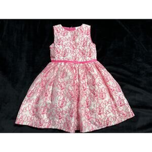 Disney Minnie Mouse Embroidered Toddler Girls Dress 5/6